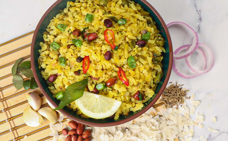 




Poha (Rice Flakes)


